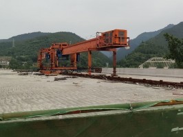陕西汉中108国道单梁架桥机安全监控项目