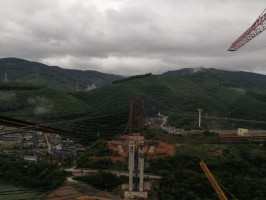 云南景洪澜沧江特大桥缆索吊安全监控项目
